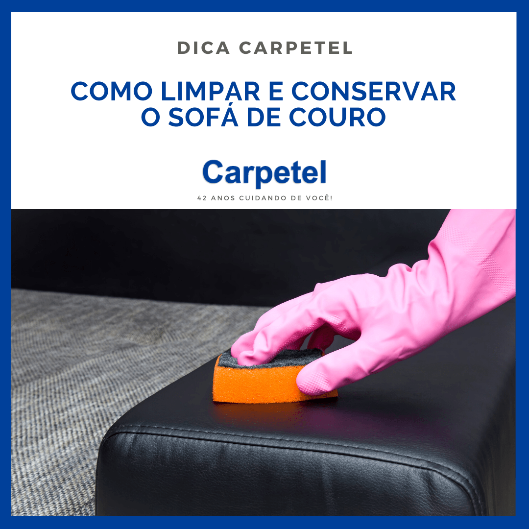 Carpetel | Como Limpar e Conservar o Sofá de Couro